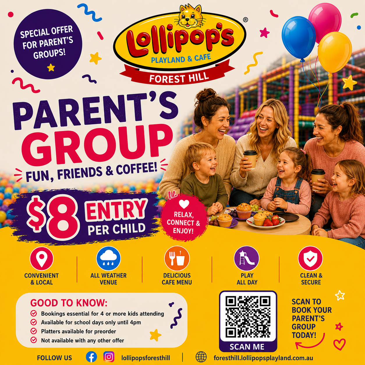 Mother’s and Parent Group Offer